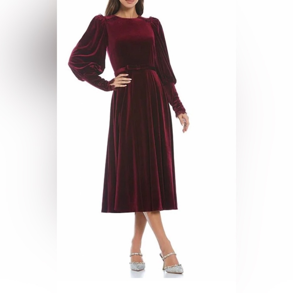 NWT Antonio Melani x Nicola Bathie Helen Velvet Dress